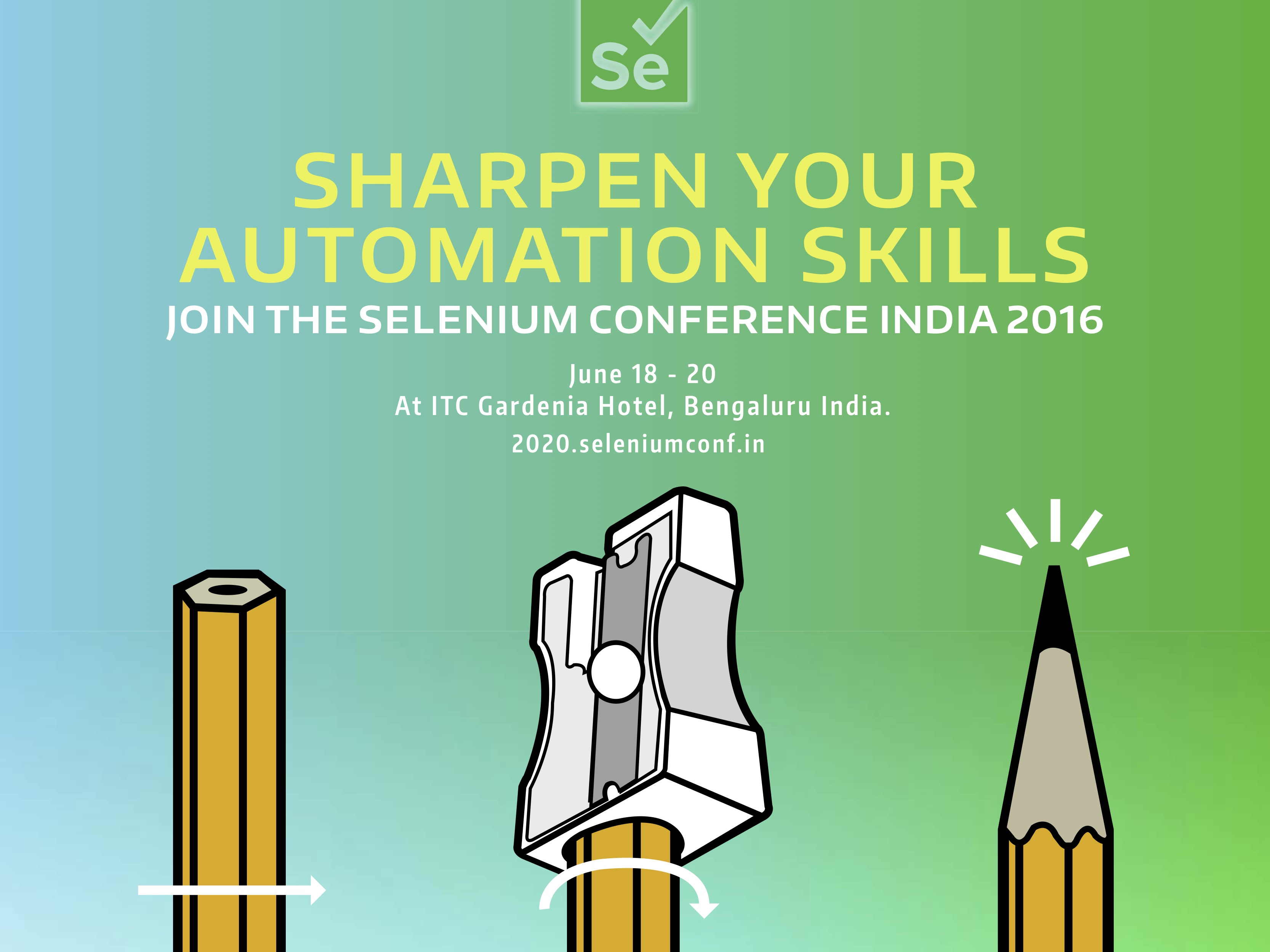 Sharpen your Automation Skills Poster